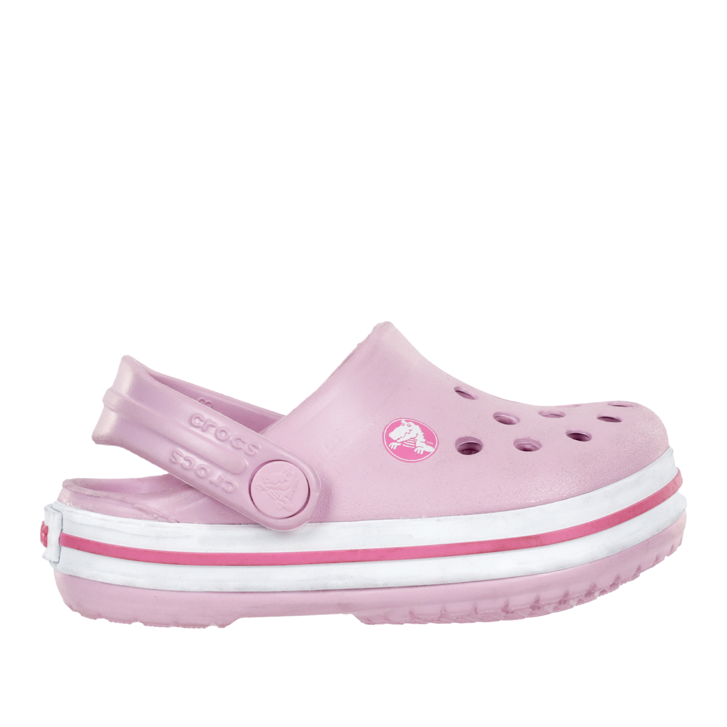 Сабо детские Crocs Crocband Clog T Ballerina Pink размер 25