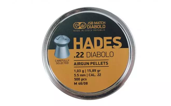 

Пули для пневматики JSB Diabolo HADES 5,5 мм 1,03 г 500 шт