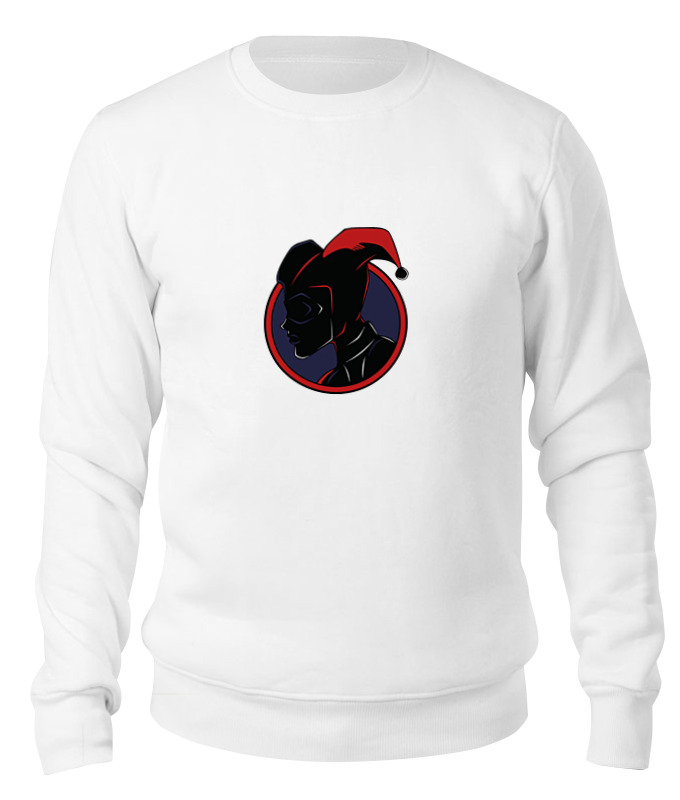 

Свитшот унисекс Printio Харли квинн (harley quinn) белый M, Харли квинн (harley quinn)