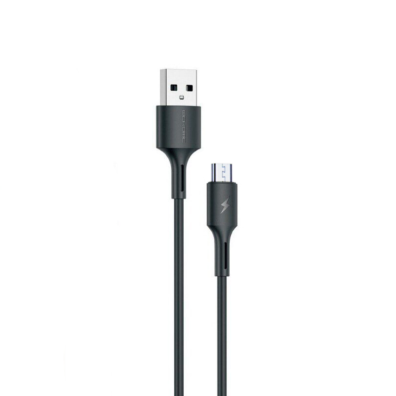 фото Кабель micro usb - usb wk wdc-136m 1 м черный