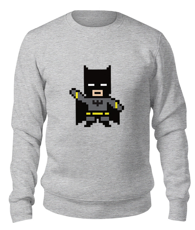

Свитшот унисекс Printio Бэтмен (batman) серый M, Бэтмен (batman)