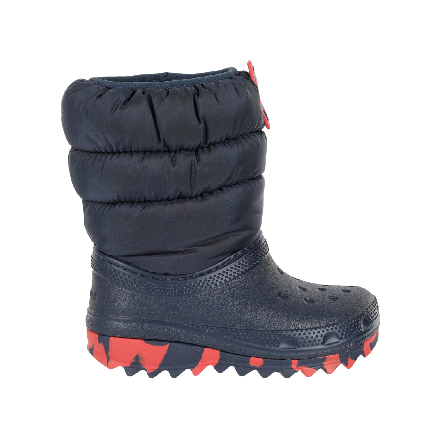 

Сноубутсы детские Crocs Classic Neo Puff Boot T Navy размер 27, Синий;красный, 207683_410