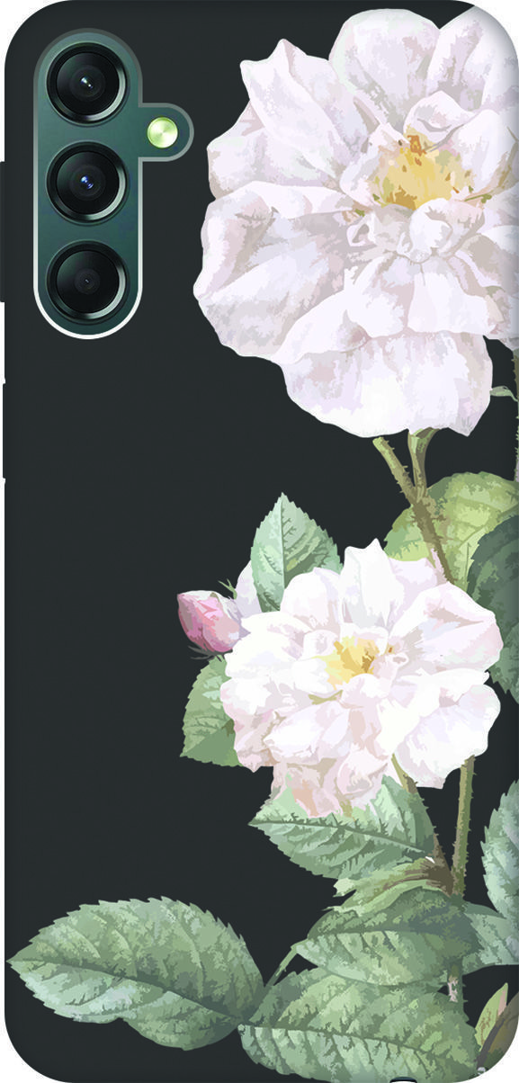 

Чехол на Samsung Galaxy A24 "White Rose" черный, Черный;желтый, 159522