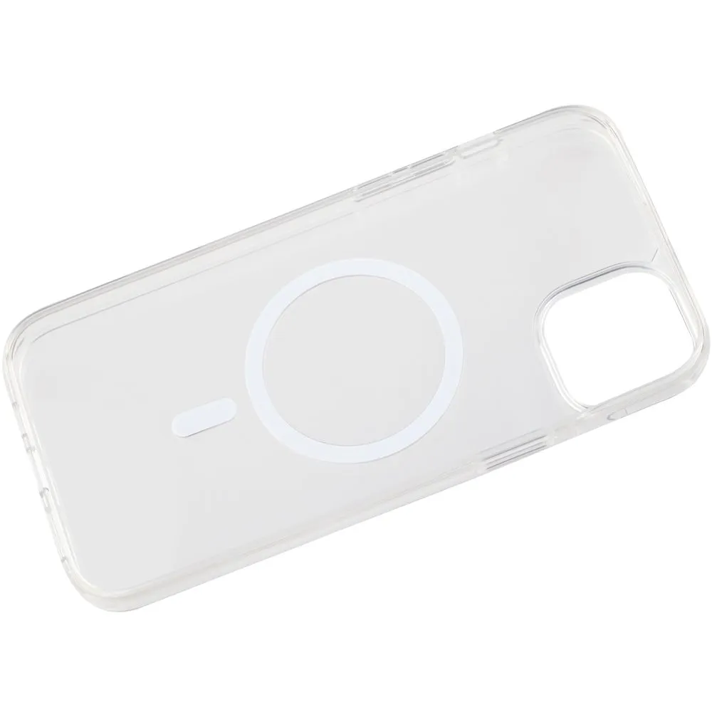 

Панель-накладка hardiz hybrid magnet case with magsafe clear для apple iphone 14, Прозрачный, Hybrid Magnet Case with MagSafe Clear для Apple iPhone 14