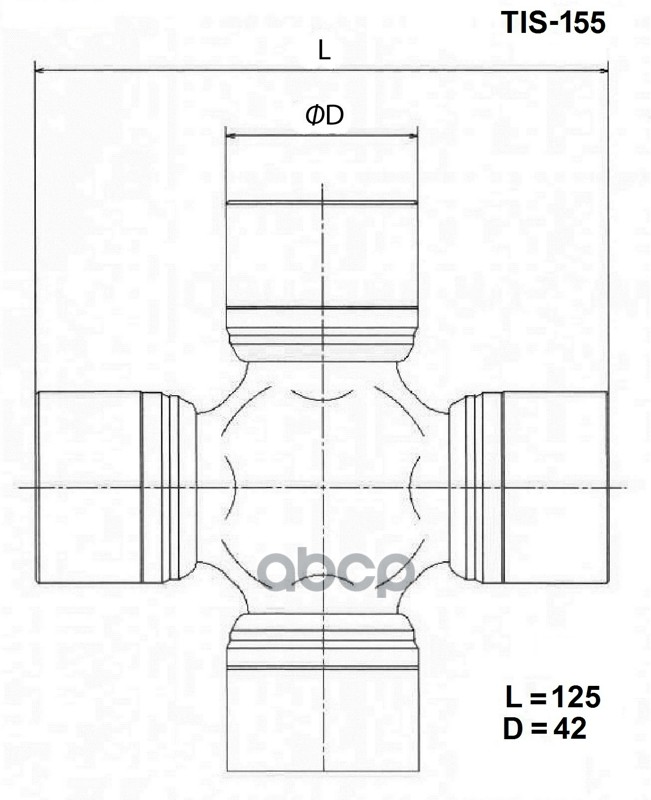 Крестовина Карданного Вала Toyo TOYO арт. TIS155