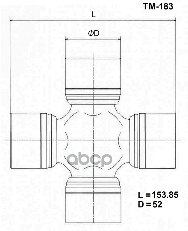 

Крестовина Карданного Вала Toyo TOYO арт. TM183