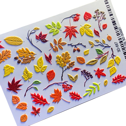 

3D-слайдер Anna Tkacheva №687 Осень. Листья, Разноцветный