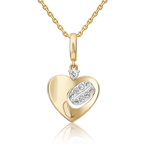 

Подвеска из комбинированного золота с топазом PLATINA jewelry 03-3323-00-201-1121, 03-3323-00-201-1121