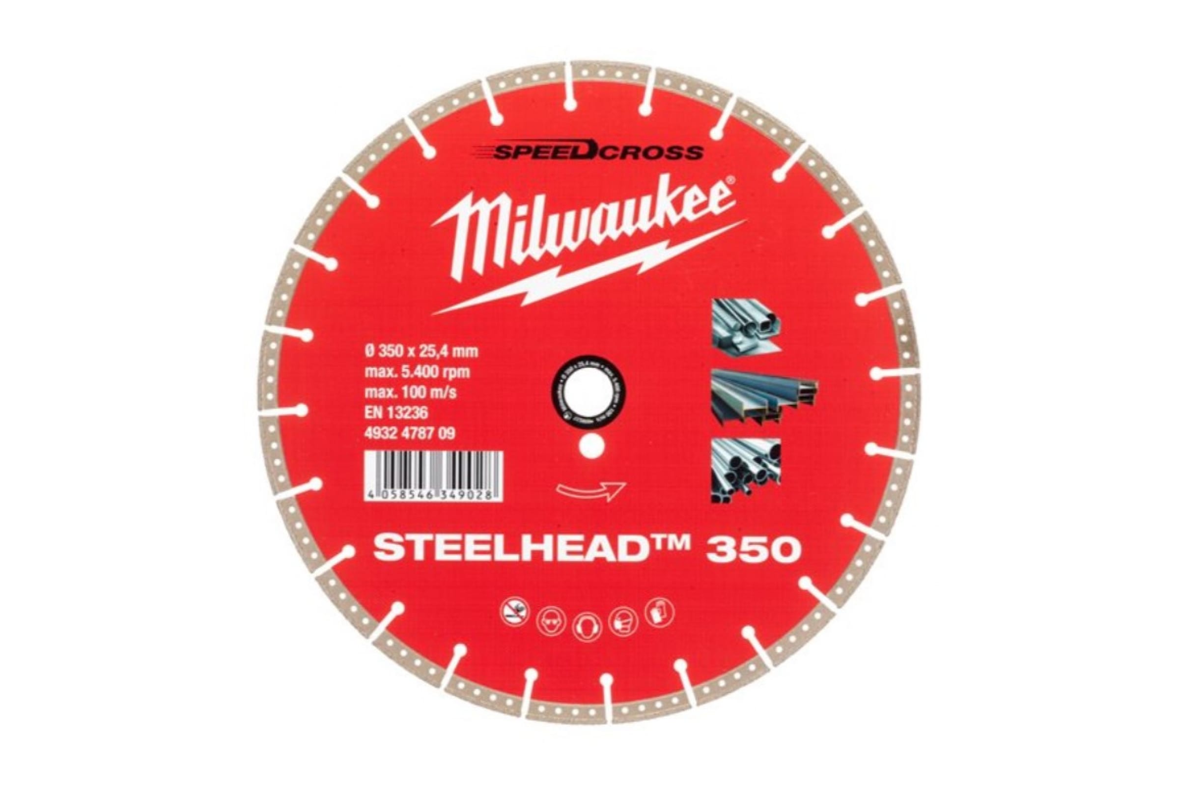 фото Milwaukee алмазный диск steelhead 350 (ru) 4932478709