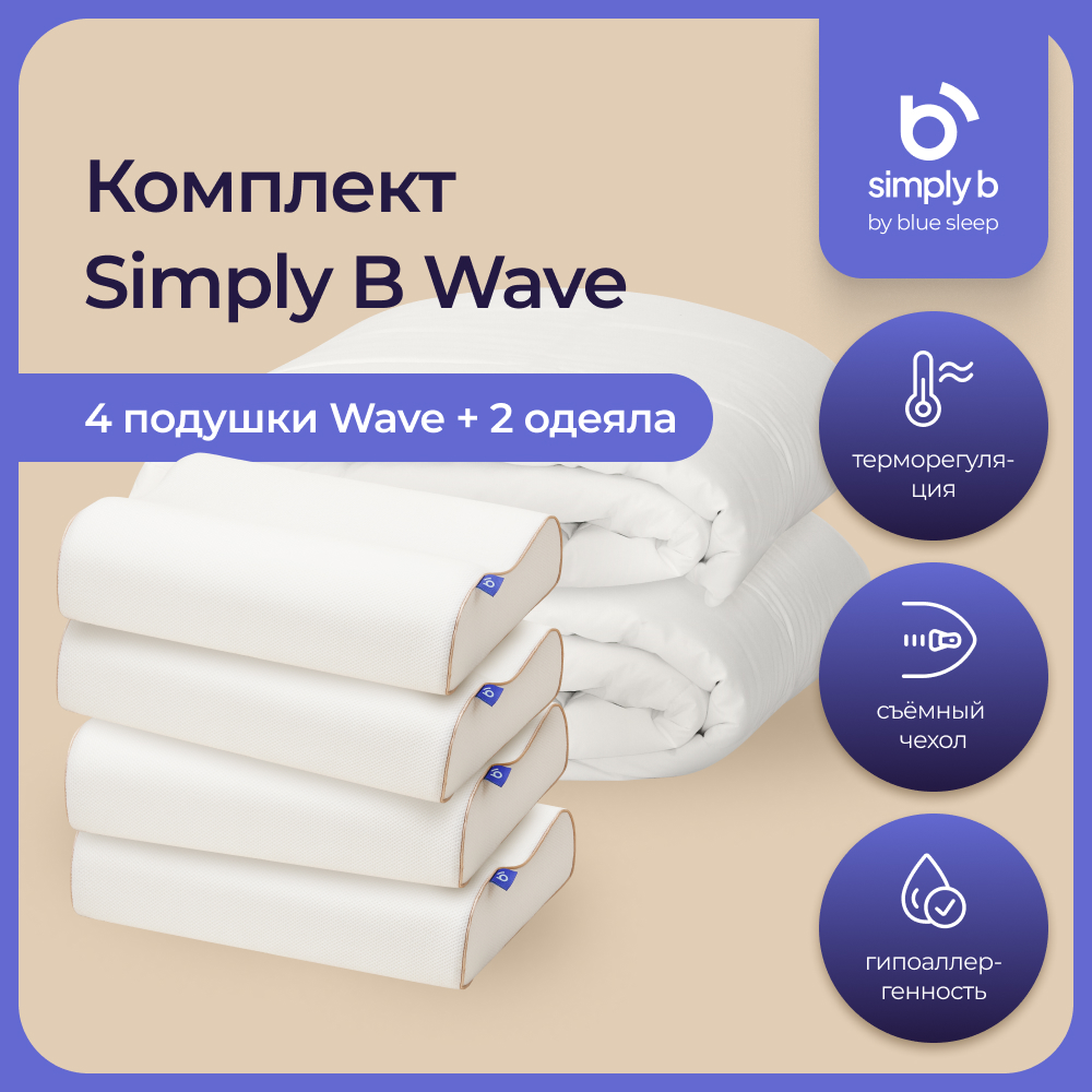 

Комплект Simply B wave hotel max, Белый, set_simply_b_hotel_max