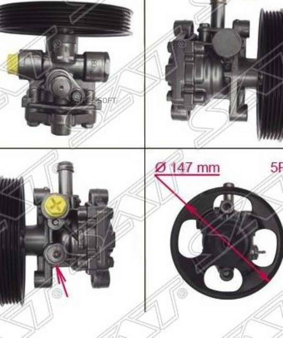 

Насос Гур Mmc Colt/Lancer 1.3-1.6 96-07 Sat St-Vp47