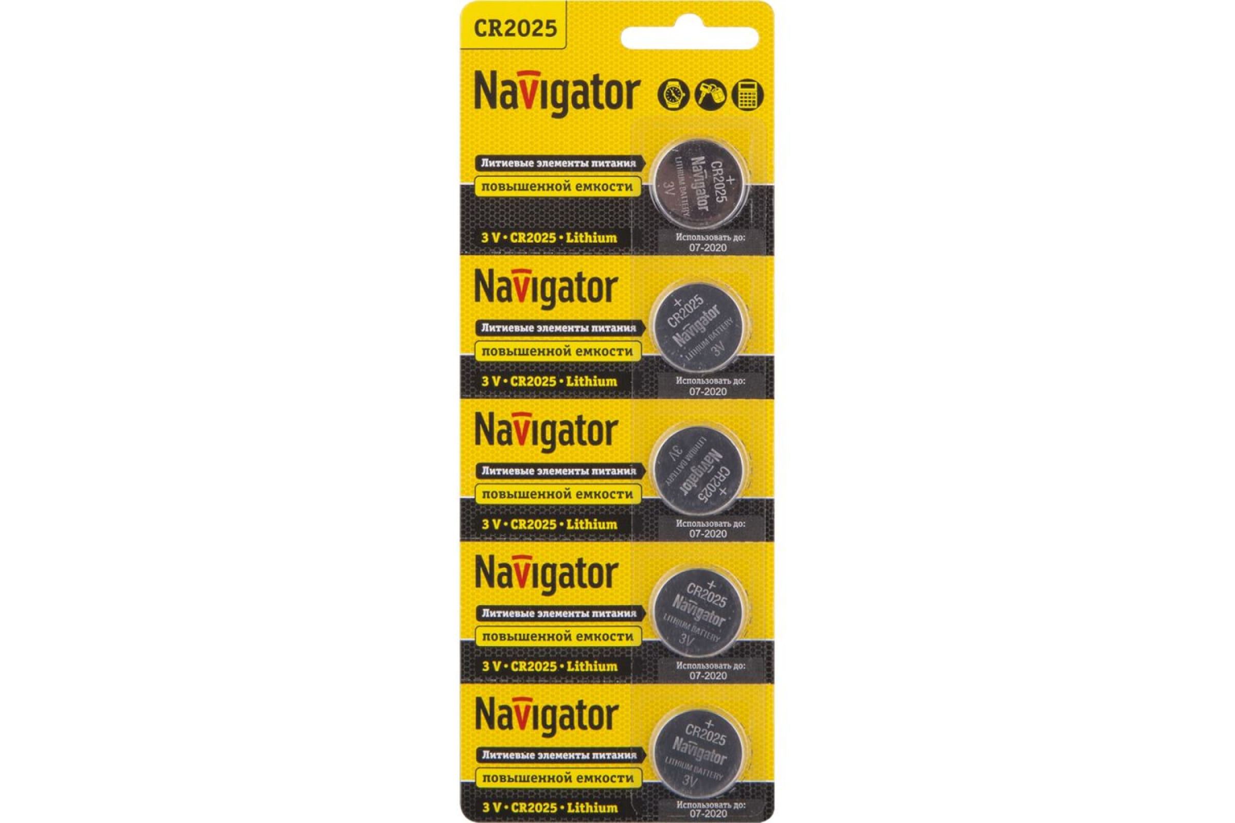 Navigator Элемент питания 94 764 NBT-CR2025-BP5 94764