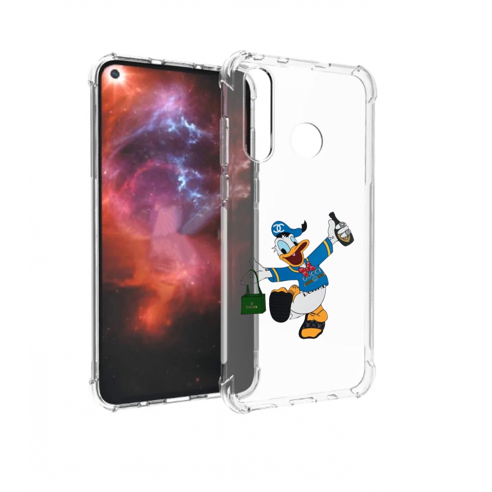 

Чехол бампер MyPads модный-дональд-дак для Huawei Nova 4 противо, Прозрачный, Tocco