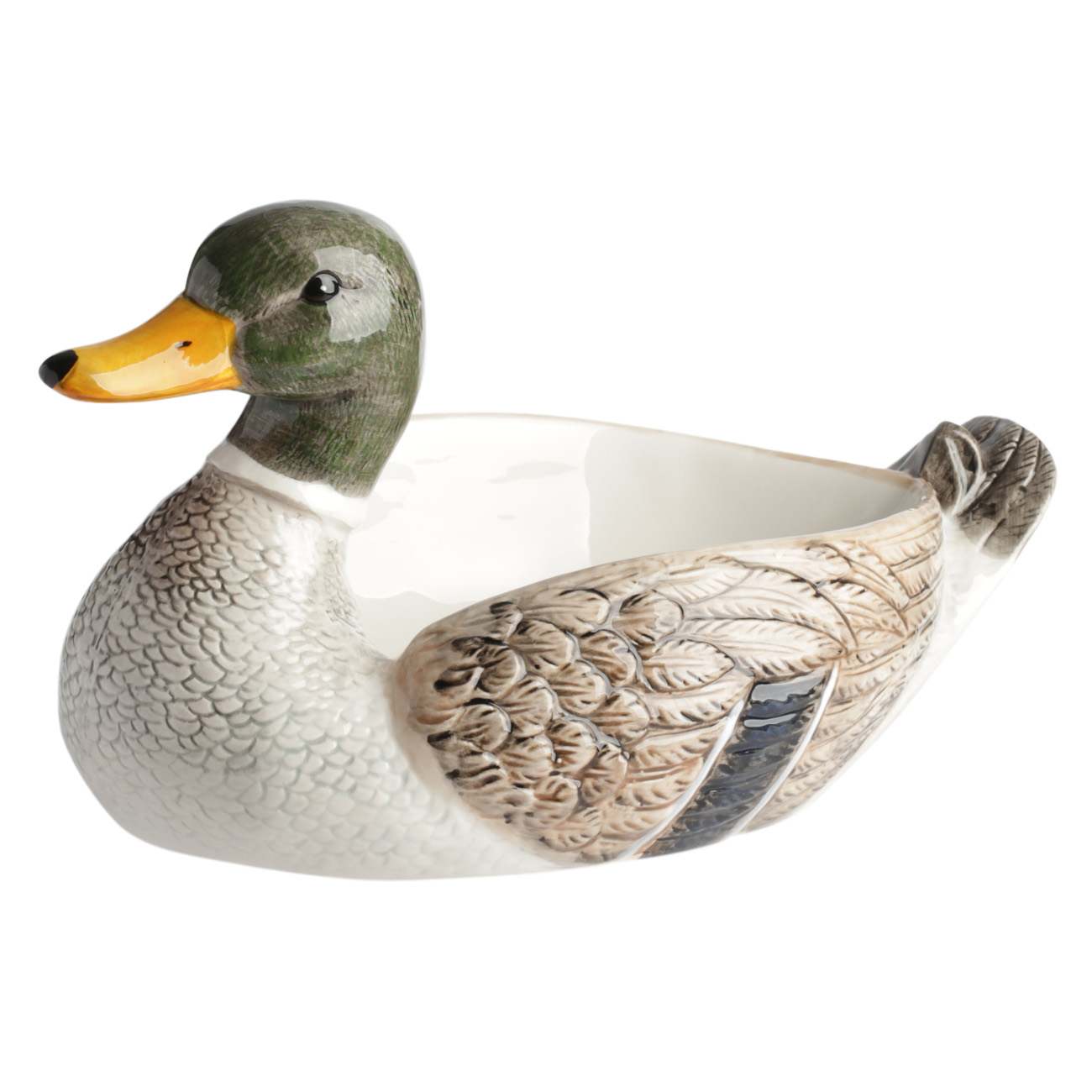 

Блюдо глубокое, 33x19 см, керамика, Утка, Duck