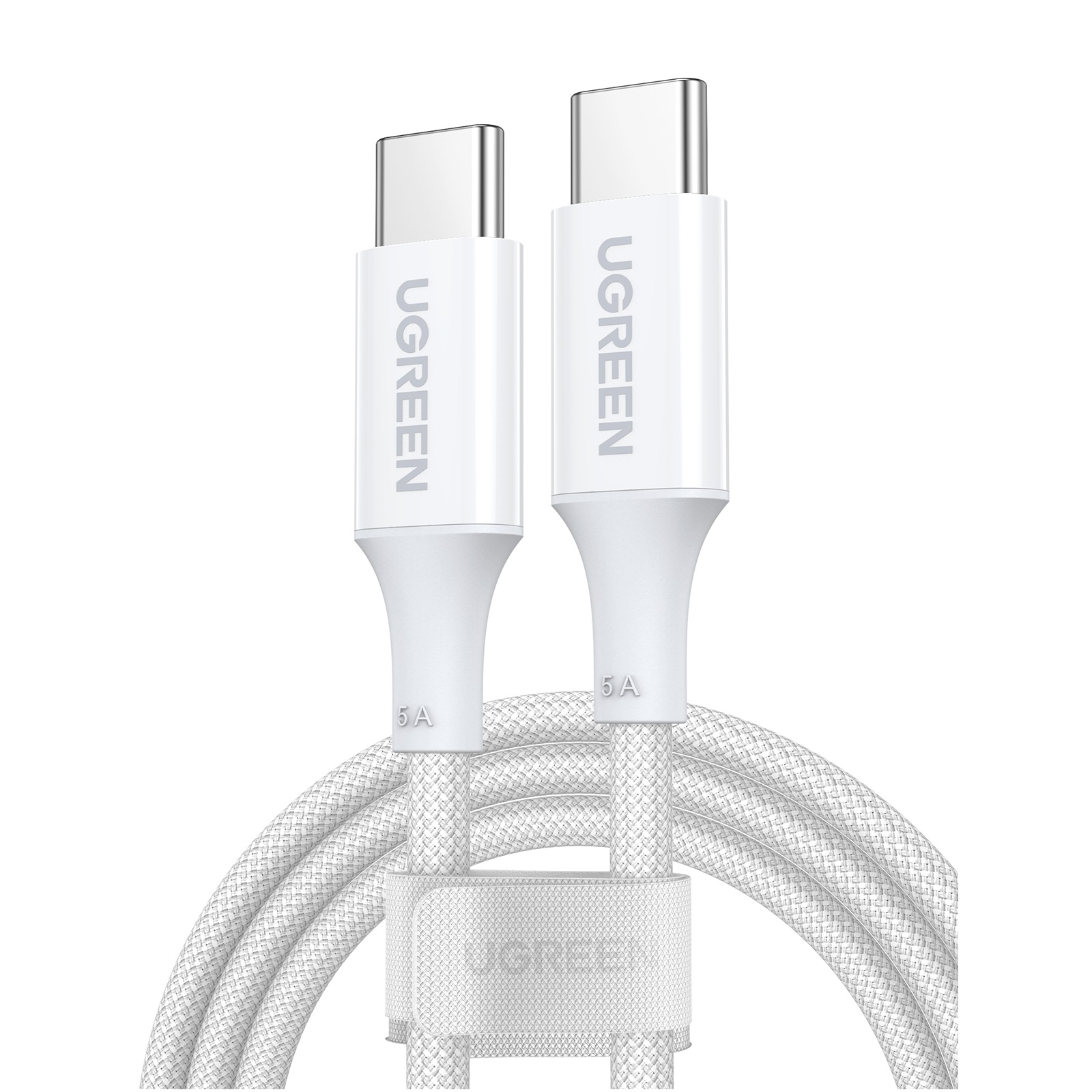 

Кабель USB Type-C-USB Type-C uGreen US557 1.5м белый, US557