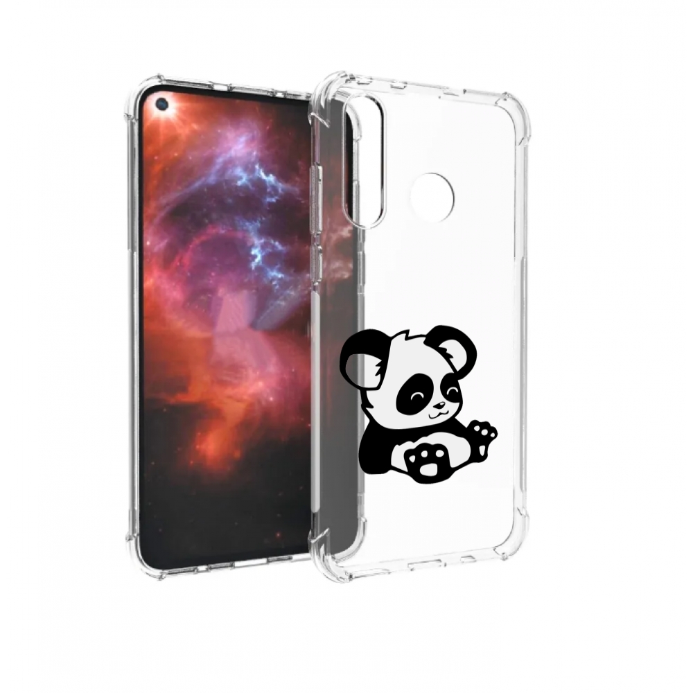 

Чехол бампер MyPads панда-детеныш детский для Huawei Nova 4 прот, Прозрачный, Tocco
