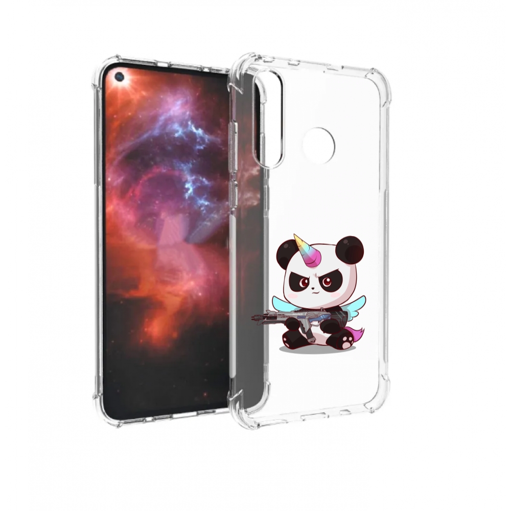 

Чехол бампер MyPads панда-единорог детский для Huawei Nova 4 про, Прозрачный, Tocco