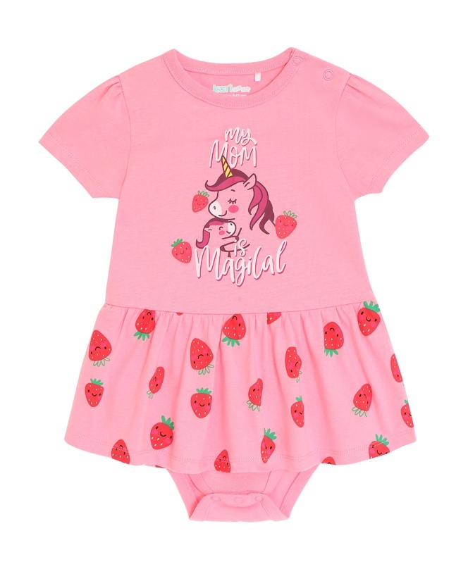 Платье детское Kari Baby SS24B16601004, розовый, 80
