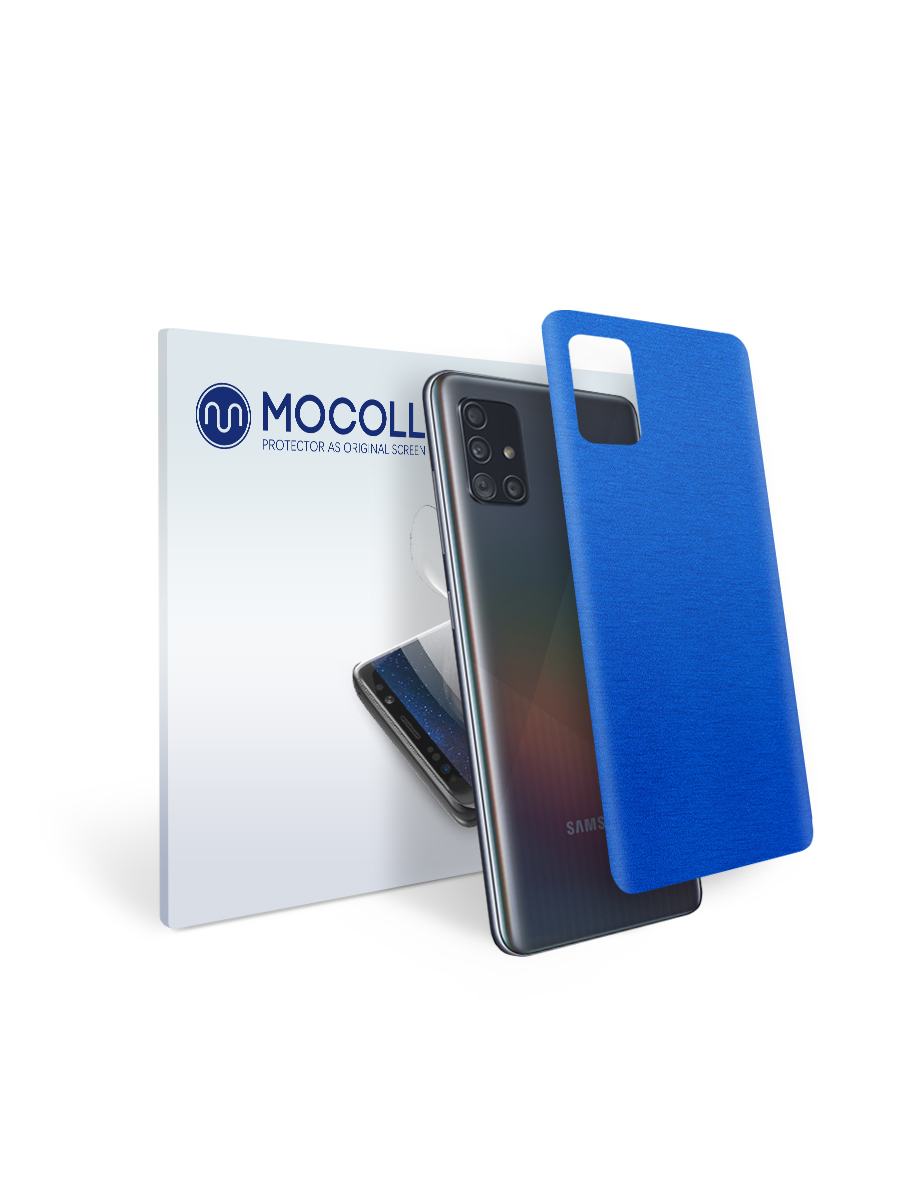 

Пленка защитная MOCOLL для задней панели Samsung J7 Neo Металлик синий