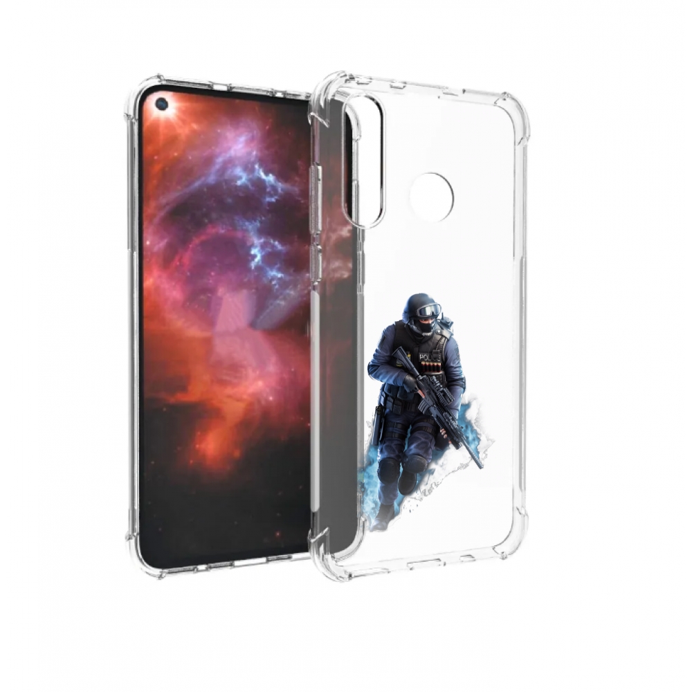 

Чехол бампер MyPads спецназ-ксго для Huawei Nova 4 противоударный, Прозрачный, Tocco