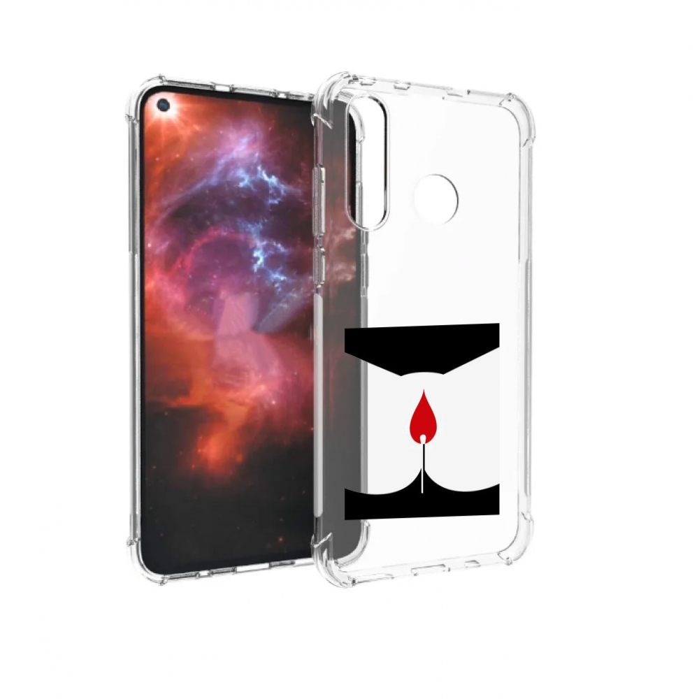 

Чехол бампер MyPads спичка горит для Huawei Nova 4 противоударный, Прозрачный, Tocco