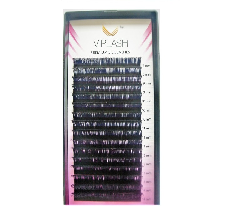 Ресницы Viplash silk 16 линий D+ 0.085 7-13 мм ресницы черные i beauty ай бьюти diamond silk 20 линий с 0 07 7 12