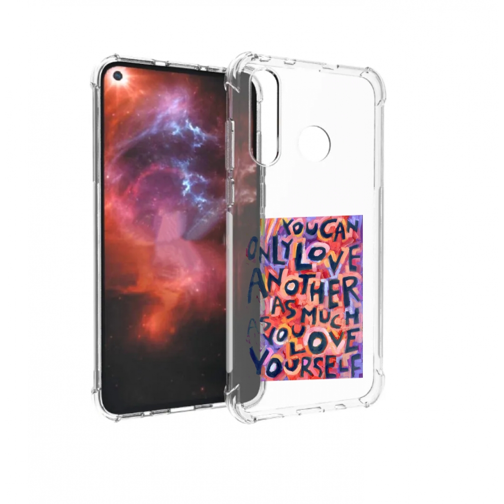 

Чехол бампер MyPads ты-можешь-только-любить для Huawei Nova 4 пр, Прозрачный, Tocco