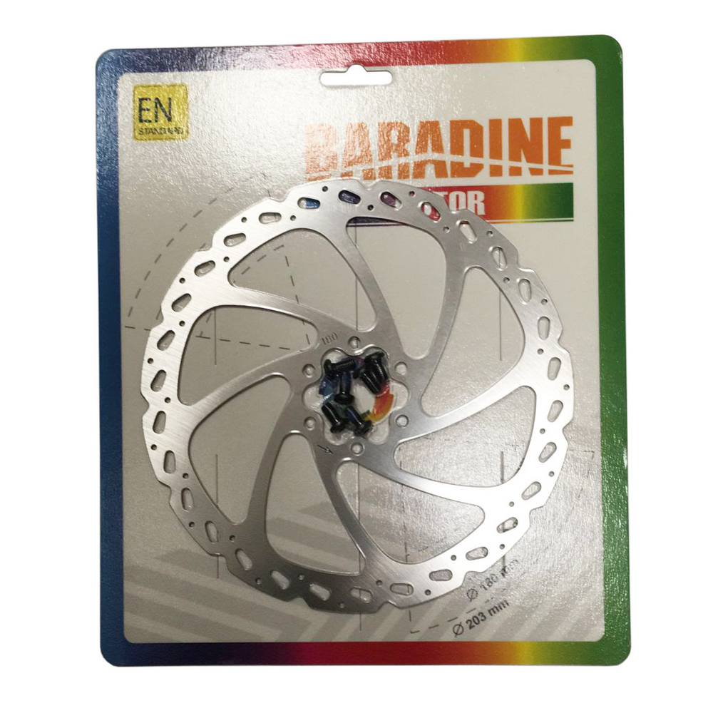 Baradine Ротор диск. торм. Baradine DB-01 180мм, цвет Серебристый