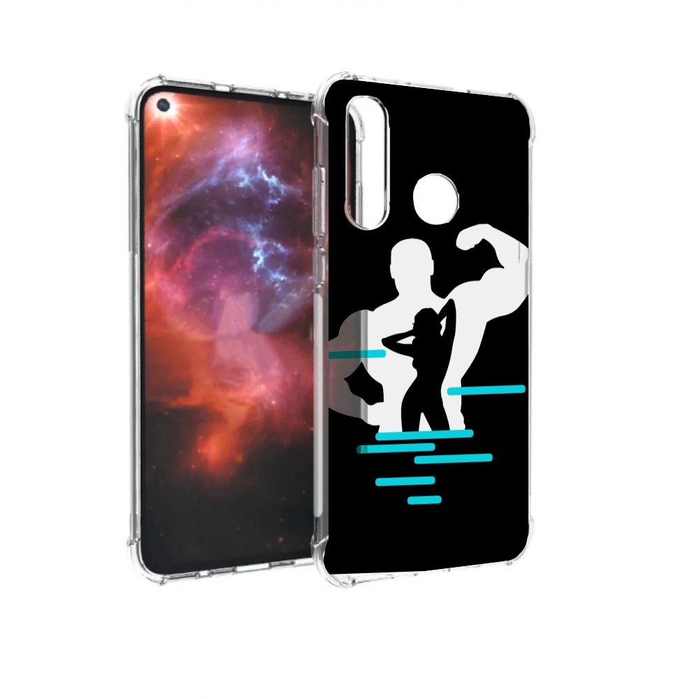 

Чехол бампер MyPads фитнес-тренировка для Huawei Nova 4 противоу, Прозрачный, Tocco