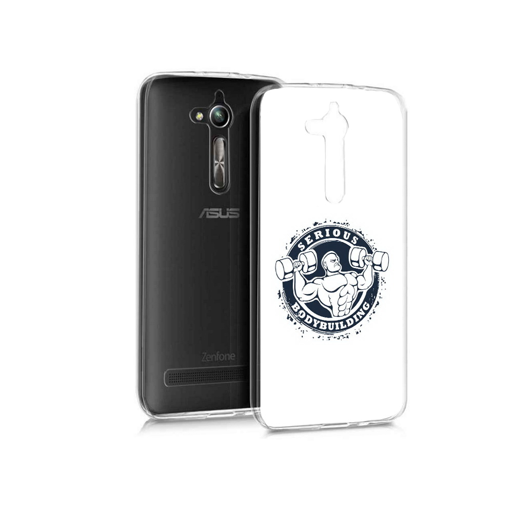 

Чехол MyPads Tocco для Asus ZenFone Go (ZB500KL) бодибилдинг воля к победе, Прозрачный, Tocco