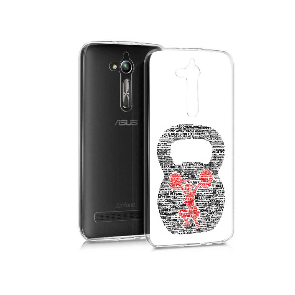 

Чехол MyPads Tocco для Asus ZenFone Go (ZB500KL) бодибилдинг гиря из слов, Прозрачный, Tocco