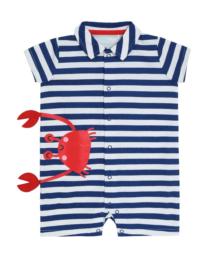 

Боди детское Kari Baby SS24B22501212, белый, 68, Белый;синий, 228870
