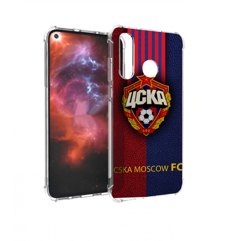 

Чехол бампер MyPads фк цска для Huawei Nova 4 противоударный, Прозрачный, Tocco