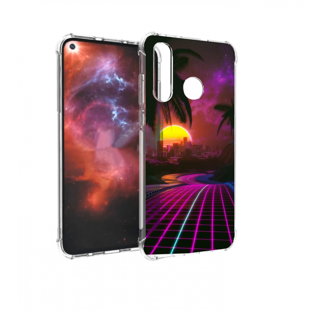 

Чехол бампер MyPads хотлайнмайами 2 для Huawei Nova 4 противоуда, Прозрачный, Tocco
