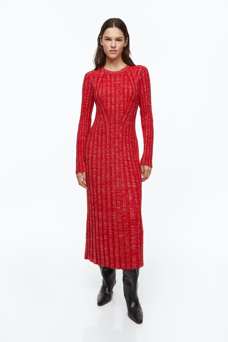 Платье женское H&M 1098565002 красное S (доставка из-за рубежа)