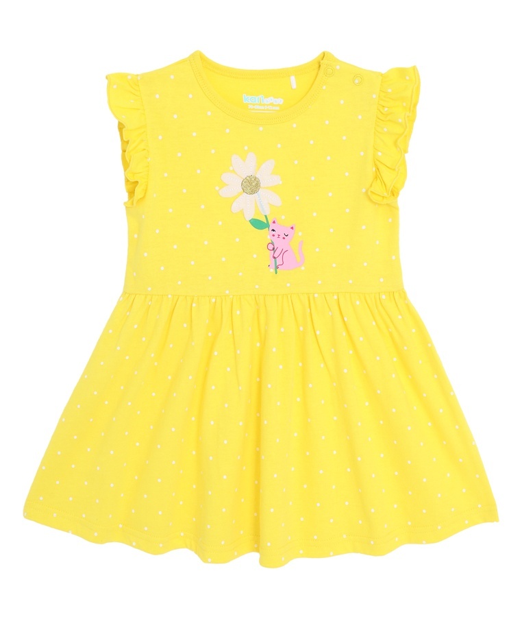 

Платье детское Kari Baby SS24B21001005, желтый, 74, 228888
