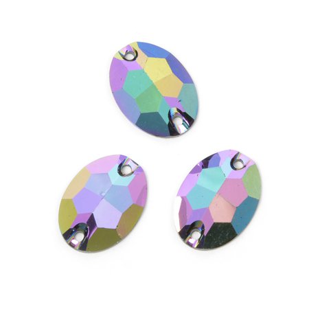

TESORO пришивные акриловые Resin Crystal цвет 7 11х16 мм 10 шт, Разноцветный, пришивные, акриловые, Resin Crystal, цвет 7, 11х16 мм, 10 шт