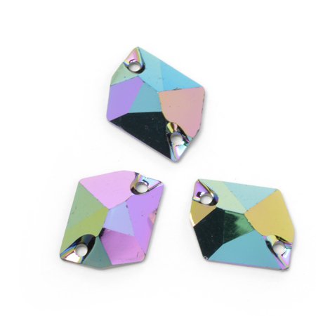 

TESORO пришивные акриловые Resin Crystal цвет 7 16х20 мм 10 шт, Разноцветный, пришивные, акриловые, Resin Crystal, цвет 7, 16х20 мм, 10 шт