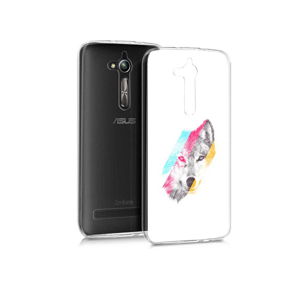 

Чехол MyPads Tocco для Asus ZenFone Go (ZB500KL) волк градиент, Прозрачный, Tocco