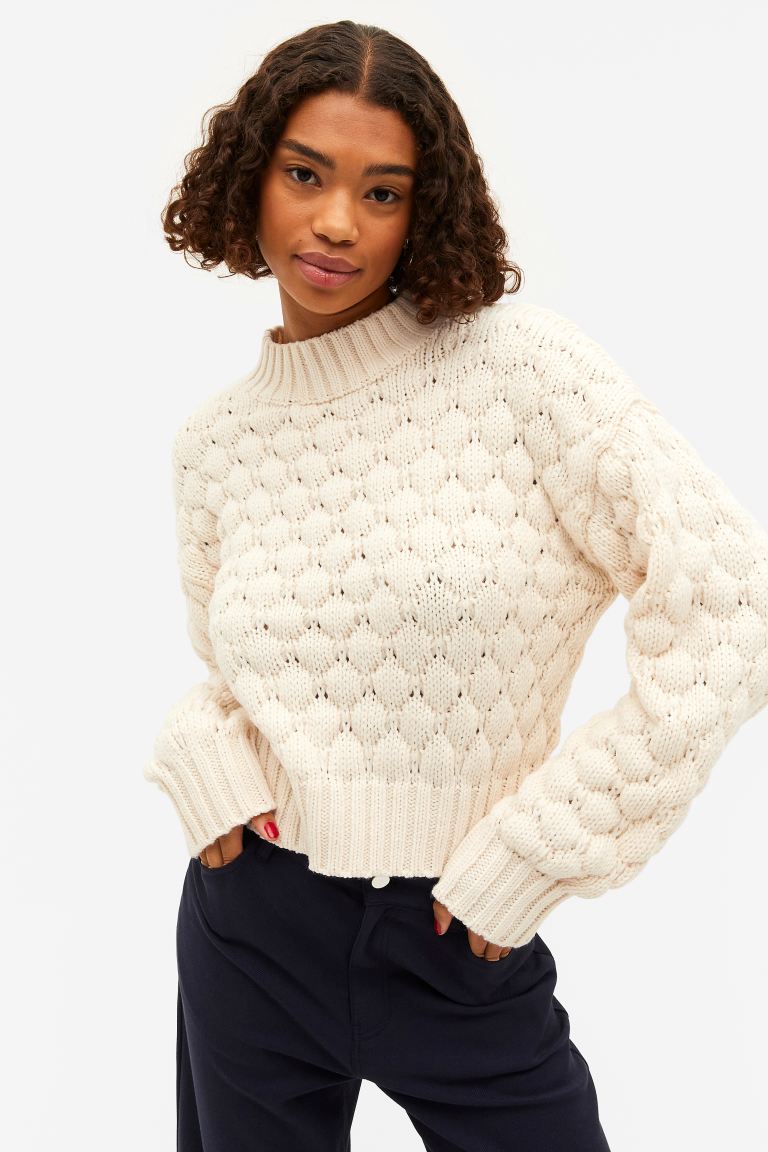 

Свитер женский Monki 1098922001 белый S (доставка из-за рубежа), 1098922001