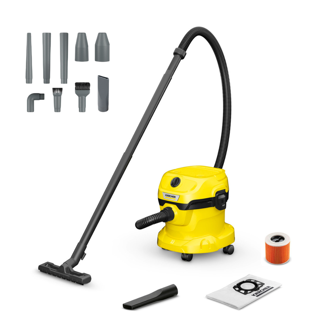 Хозяйственный пылесос Karcher WD 2 Plus V-12/6/18 1.628-015-4/C + набор мини-насадок