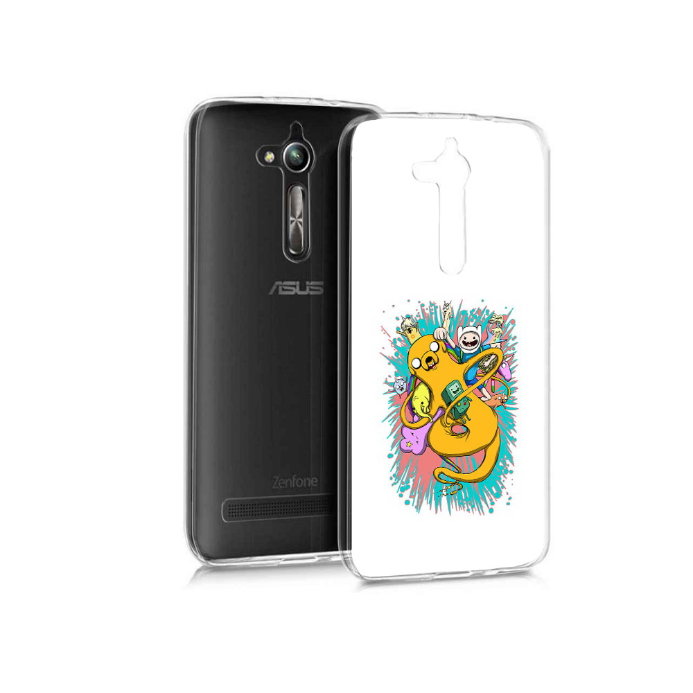 Чехол MyPads Tocco для Asus ZenFone Go (ZB500KL) время приключений рисунок