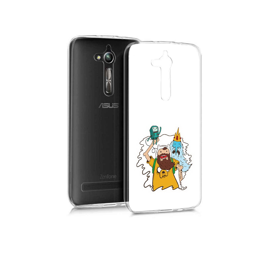 Чехол MyPads Tocco для Asus ZenFone Go (ZB500KL) время приключений старый Финн