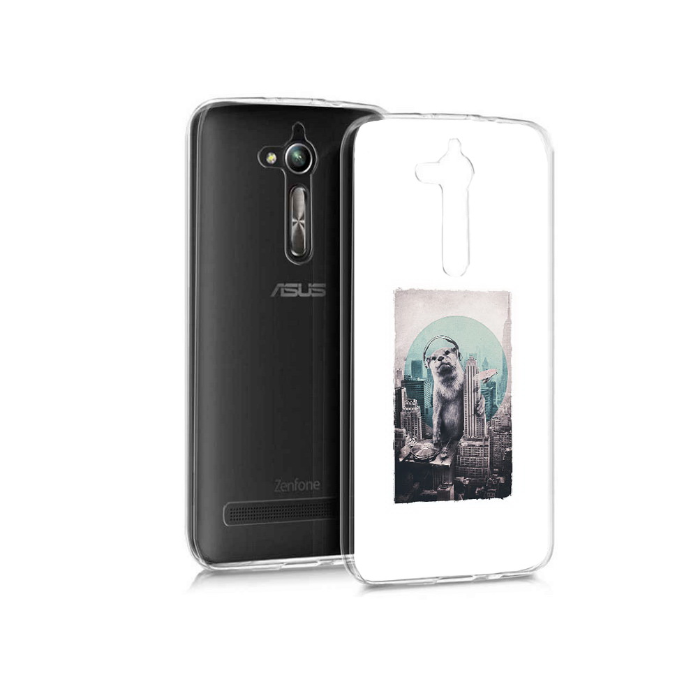 

Чехол MyPads Tocco для Asus ZenFone Go (ZB500KL) выдра в городе, Прозрачный, Tocco