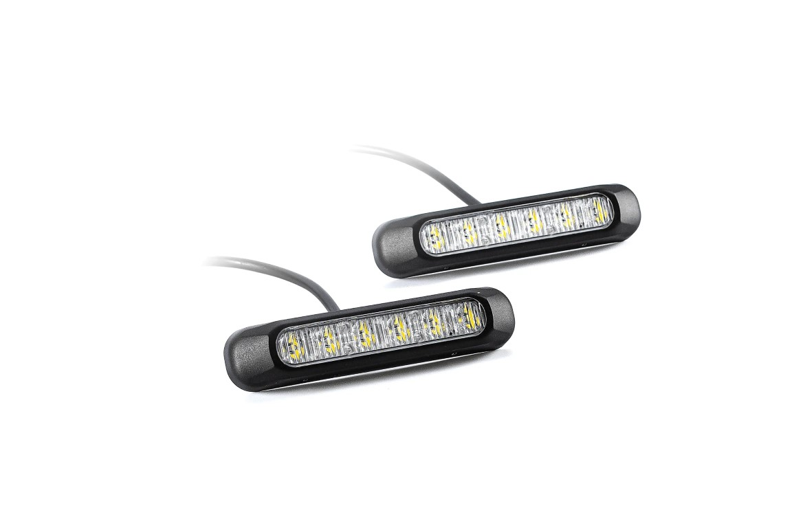 FRISTOM FT300LED FT-300 LED к-т дневных ходовых огней LED, 132,7х35,4 с проводом 3,5м\ Uni