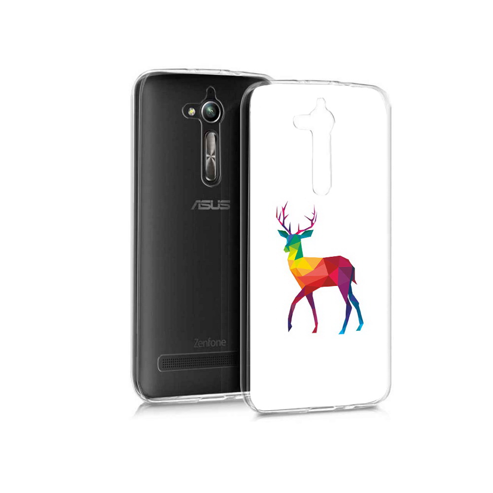 

Чехол MyPads Tocco для Asus ZenFone Go (ZB500KL) геометрический олень, Прозрачный, Tocco