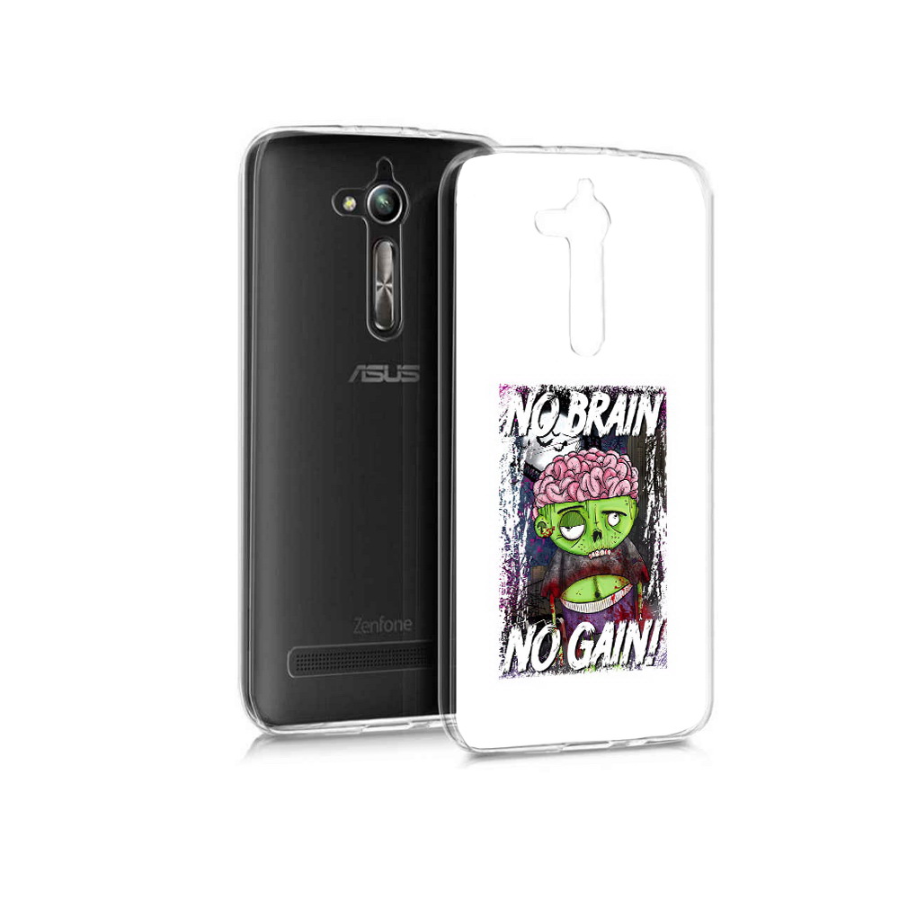 

Чехол MyPads Tocco для Asus ZenFone Go (ZB500KL) глупый зомби, Прозрачный, Tocco