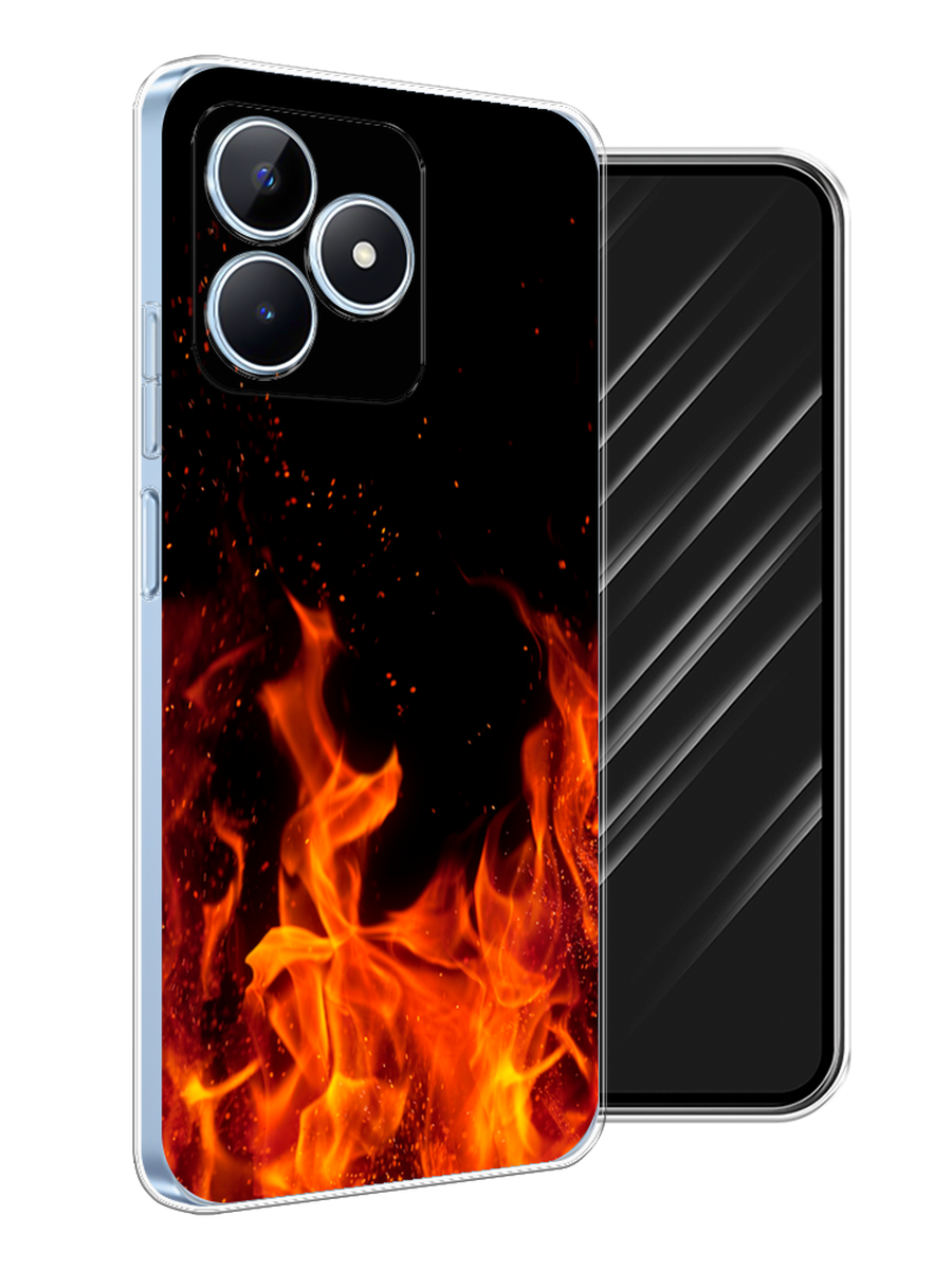 

Чехол Awog на Realme C60 "Все в огне", Оранжевый;черный, 2516550-1