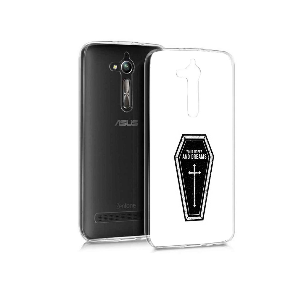 

Чехол MyPads Tocco для Asus ZenFone Go (ZB500KL) гроб с мечтами, Прозрачный, Tocco