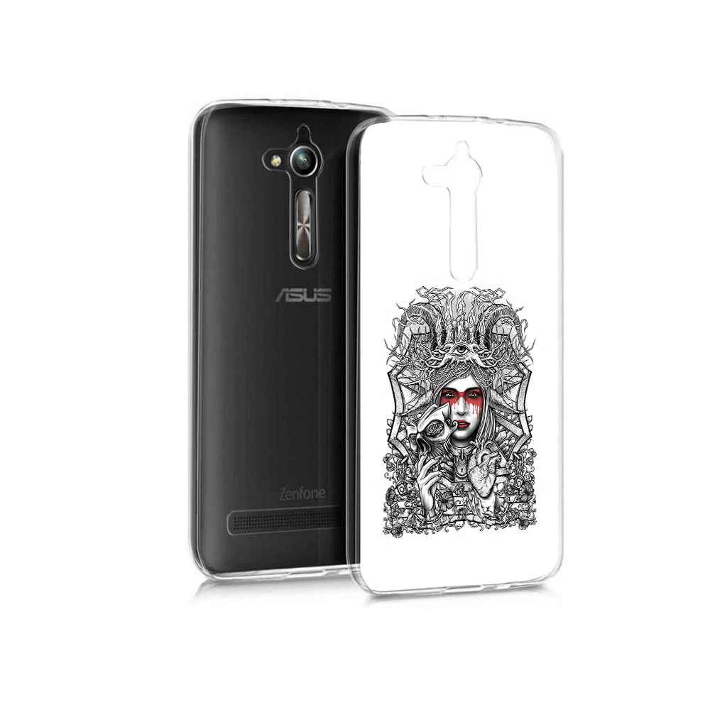 

Чехол MyPads Tocco для Asus ZenFone Go (ZB500KL) грусная девушка, Прозрачный, Tocco